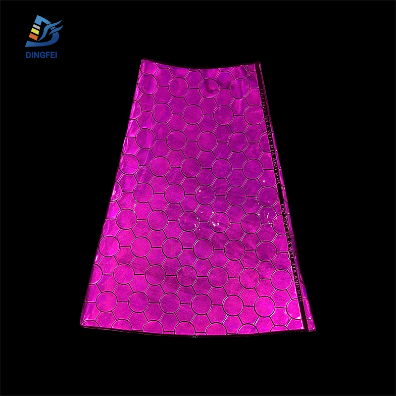 Rose Red Reflective Cone Sleeve for Traffic Cone - 